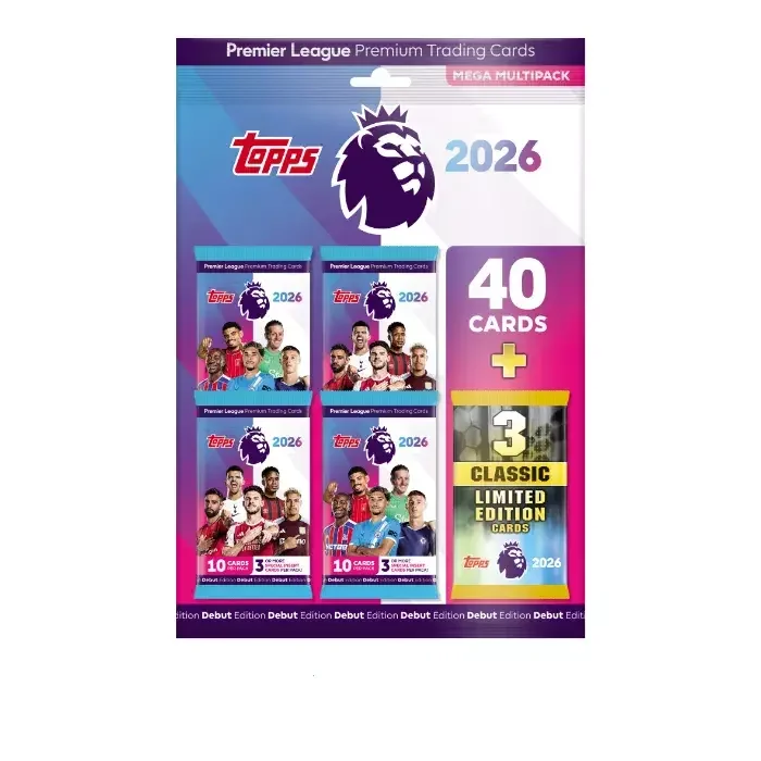 Product Image for Topps Premier League Mega Pack 25/26 - Samlarkortspel - Fotbollskort | Webhallen