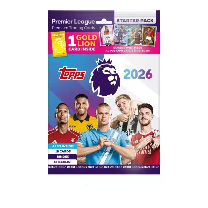 Product Image for Topps Premier League Starter 25/26 - Samlarkortspel - Fotbollskort | Webhallen