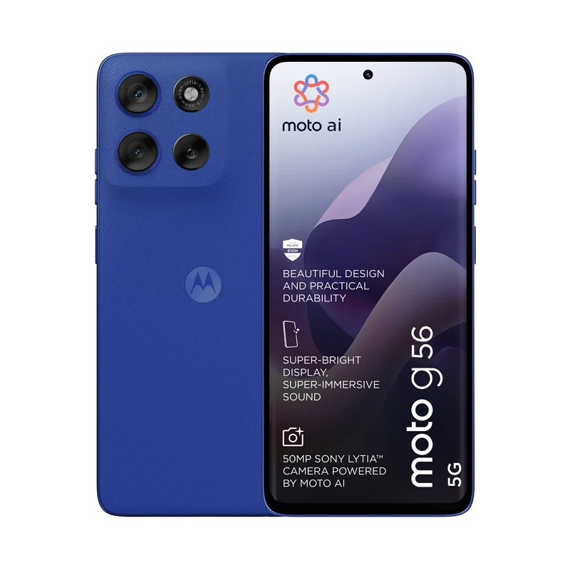 Product Image for Motorola G56 8GB / 256GB - Dazzling Blue