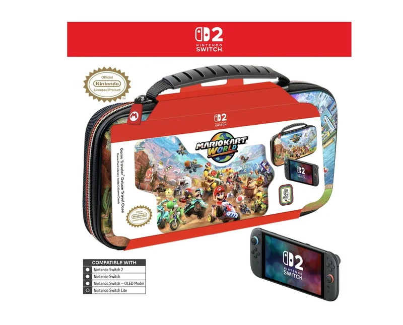 Product Image for Game Traveler: Deluxe Travel Case – Mario Kart World - Tillbehör | Webhallen