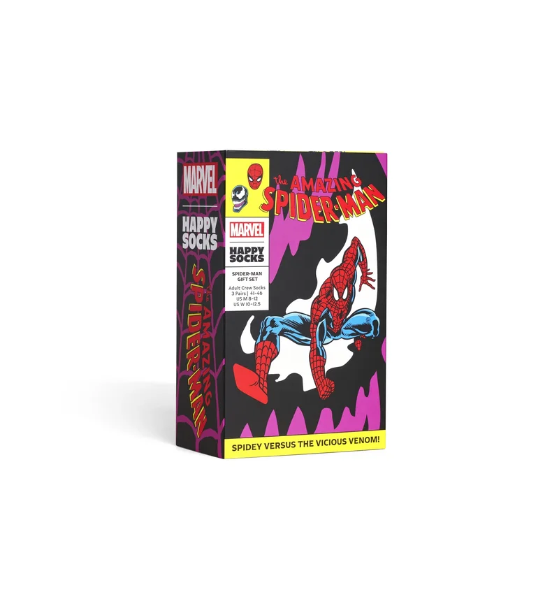 Product Image for Happy Socks MARVEL™ Spider-Man 3-Pack Socks Gift Set 41-46