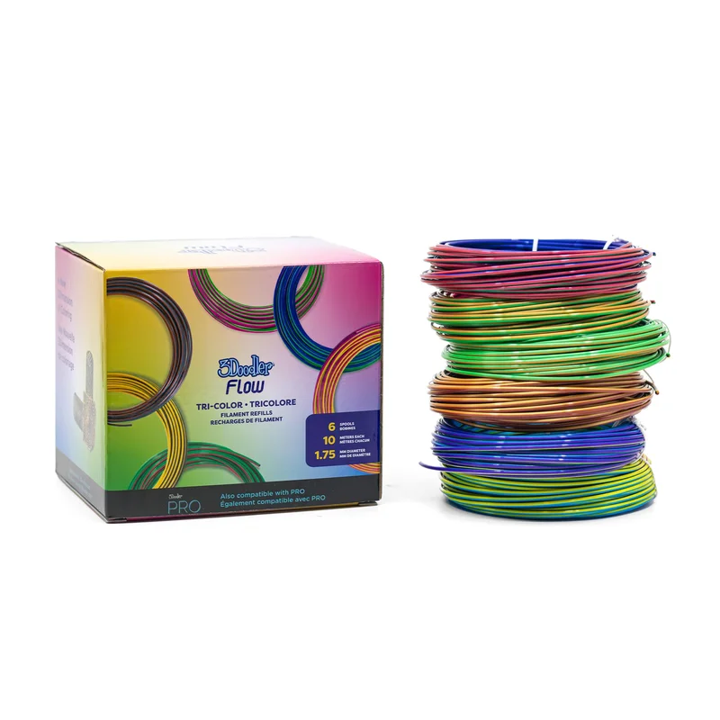Product Image for 3Doodler filament refills tricolor - Pyssel | Webhallen