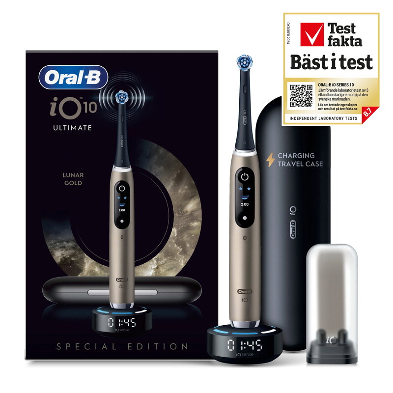 Oral-B iO10 Eltandborste - Lunar Gold