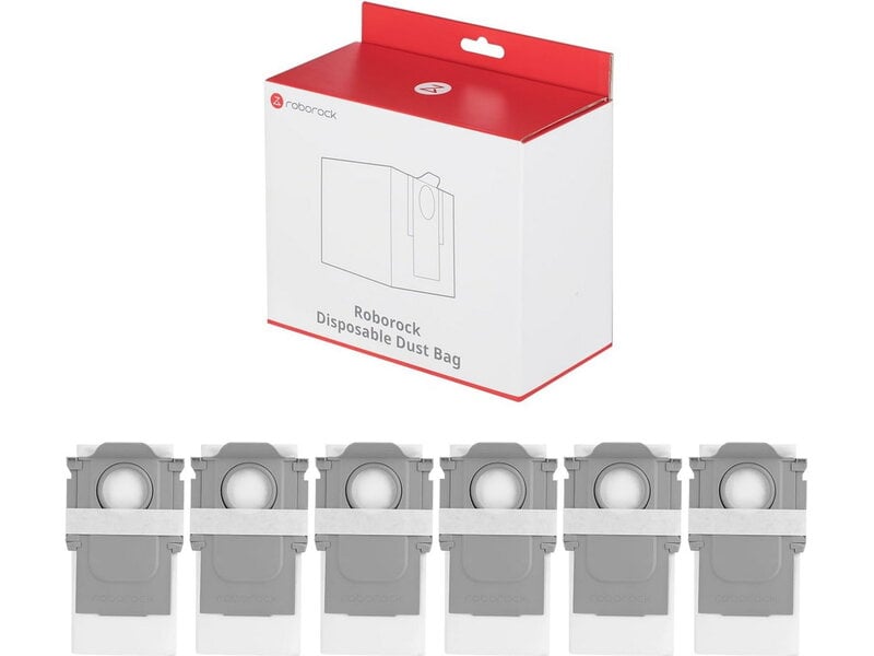 Roborock Dammsugarpåse till laddningsdocka 6-pack