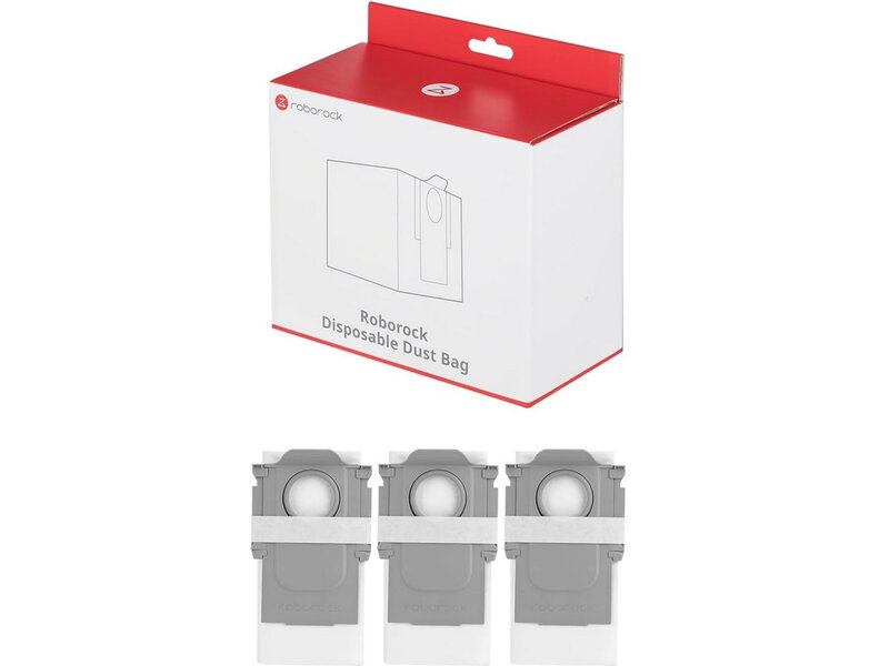 Roborock Dammsugarpåse till laddningsdocka 3-pack