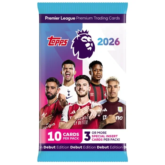 Product Image for Topps Premier League Cards 25/26 Booster - Samlarkortspel - Fotbollskort | Webhallen