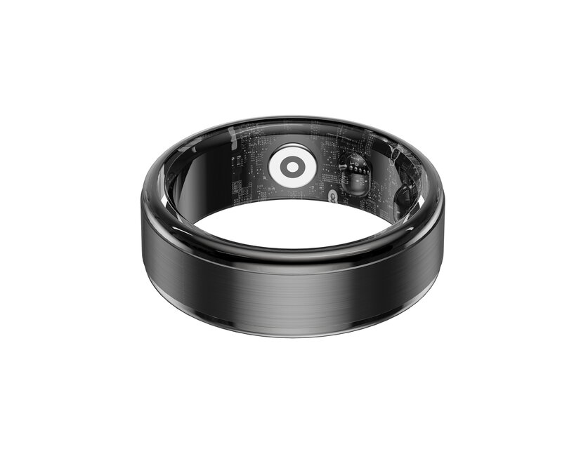 HAVIT Smart ring stainless steel, 5ATM, size 8 - Black