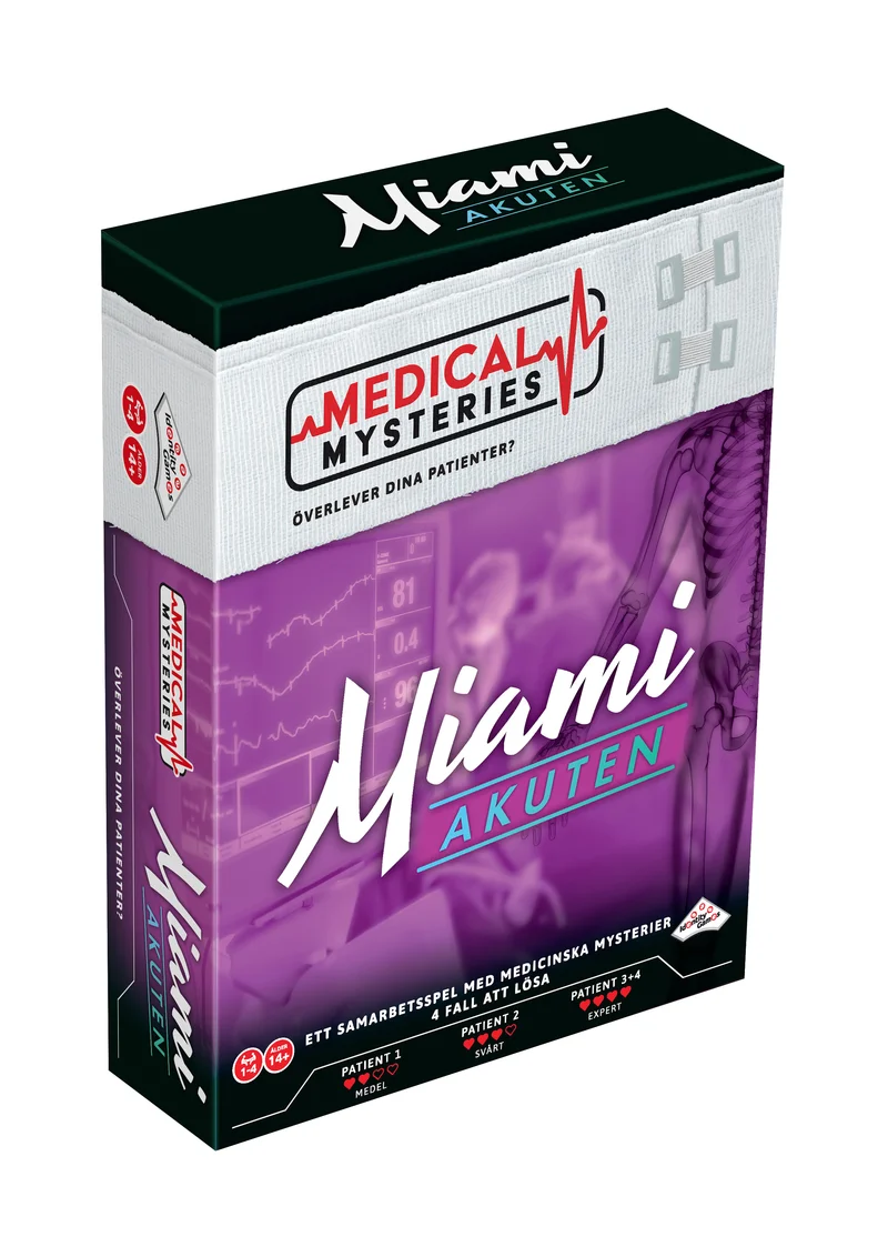 Product Image for Brädspel - Medical Mysteries Miami Case (SE) - Brädspel | Webhallen