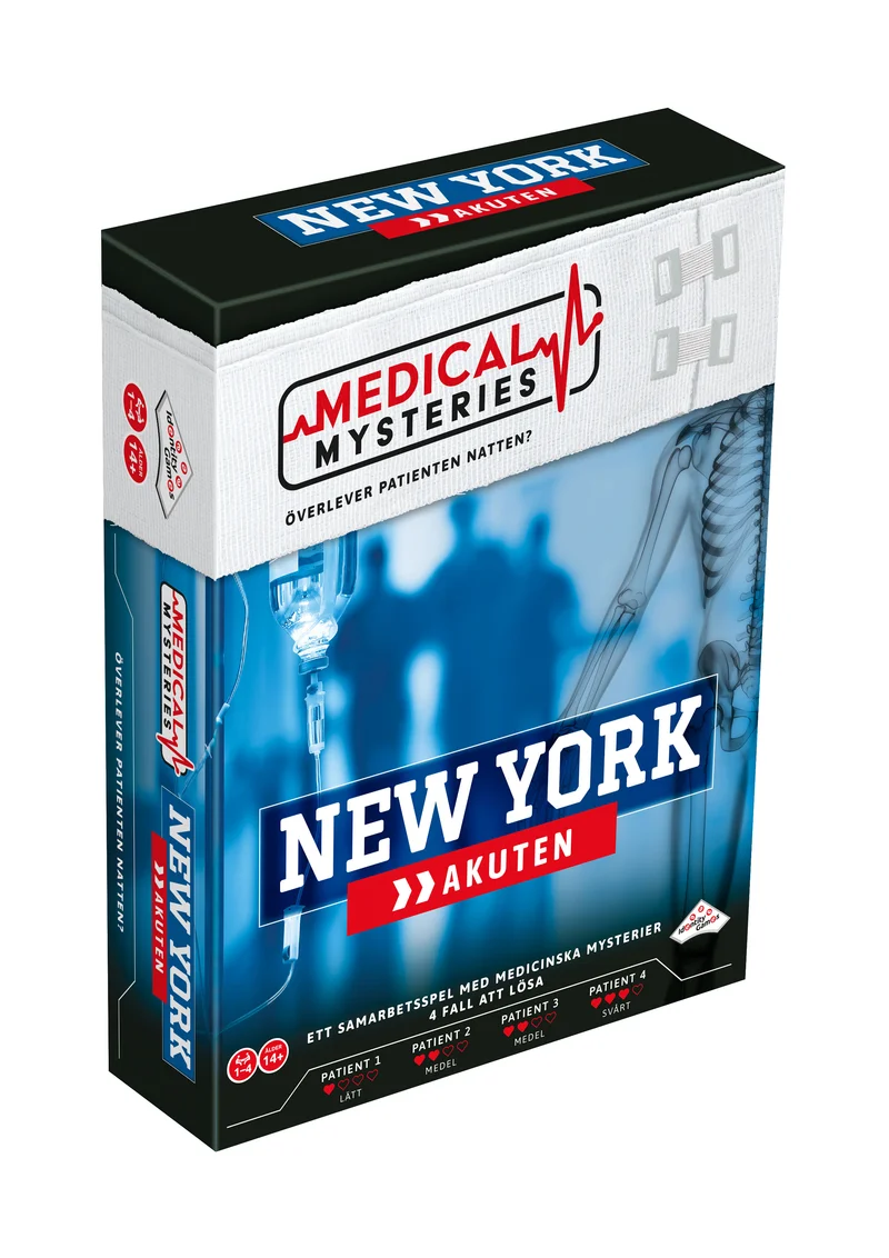 Product Image for Brädspel - Medical Mysteries New York Case (SE) - Brädspel | Webhallen