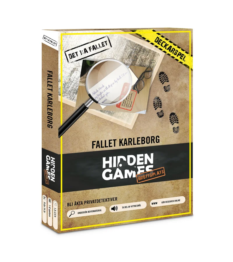 Product Image for Brädspel - Hidden Games Brottsplats Fallet Karleborg - Brädspel | Webhallen