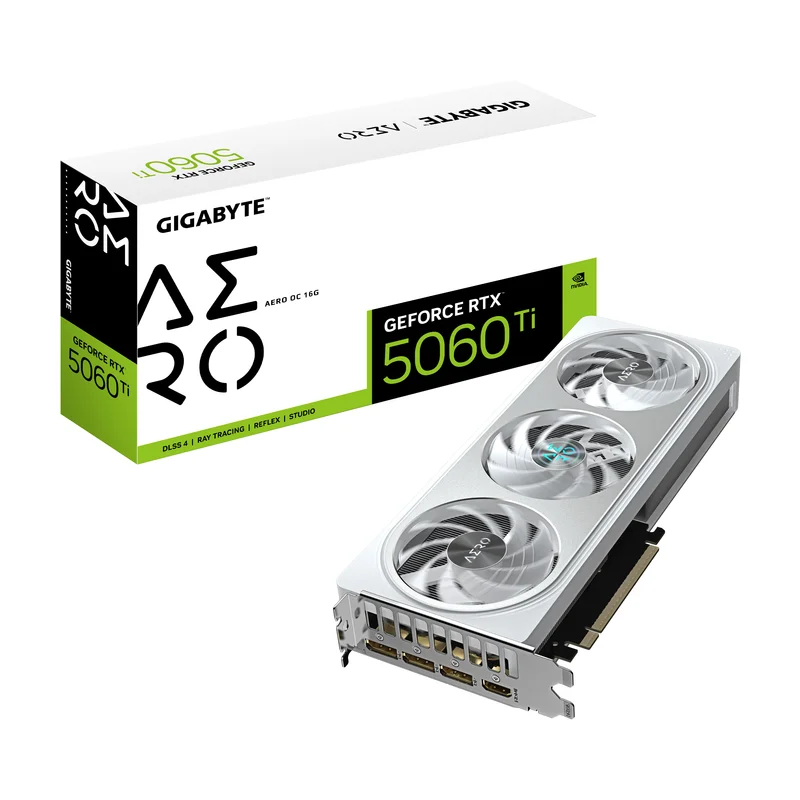 Product Image for Gigabyte GeForce RTX 5060 Ti AERO OC 16GB - GeForce RTX | Webhallen