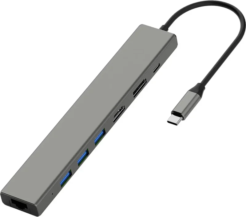 Product Image for Andersson 7-i-1 USB-C hubb - 2 monitors 4K - Tillbehör | Webhallen