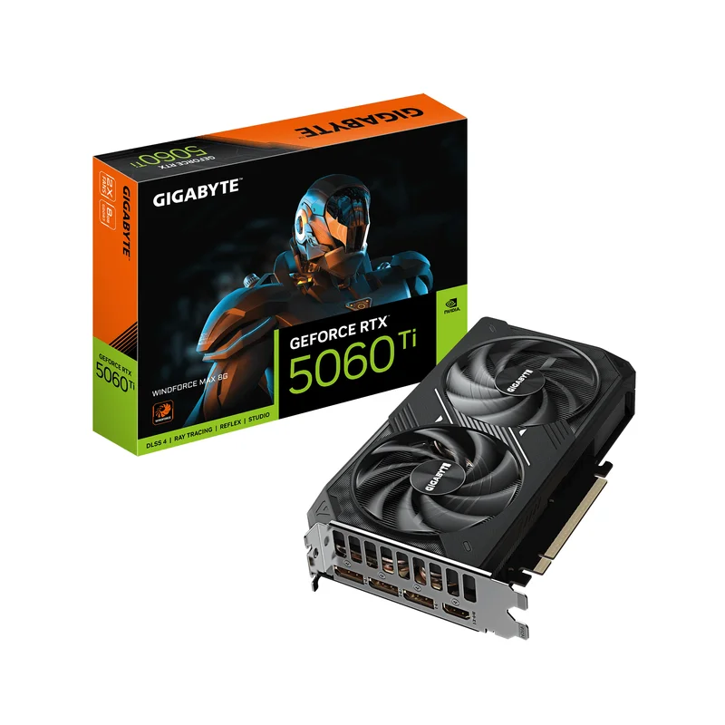 Product Image for Gigabyte GeForce RTX 5060 Ti WINDFORCE MAX 8GB - GeForce RTX | Webhallen