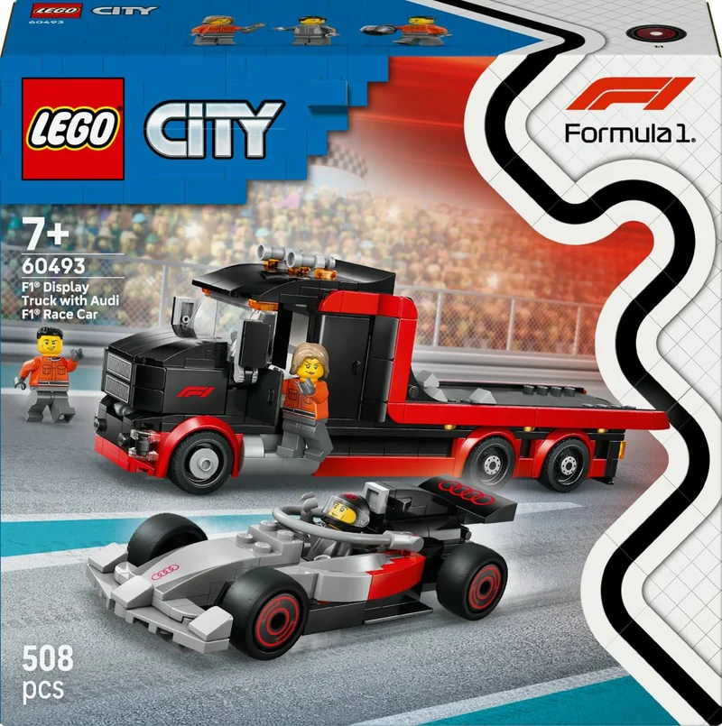 Product Image for LEGO City F1 uppvisningsbil med Audi F1 racerbil 60493