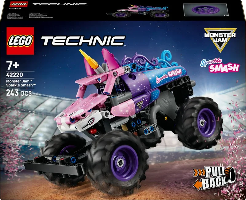 Product Image for LEGO Technic Monster Jam Sparkle Smash pull-back 42220