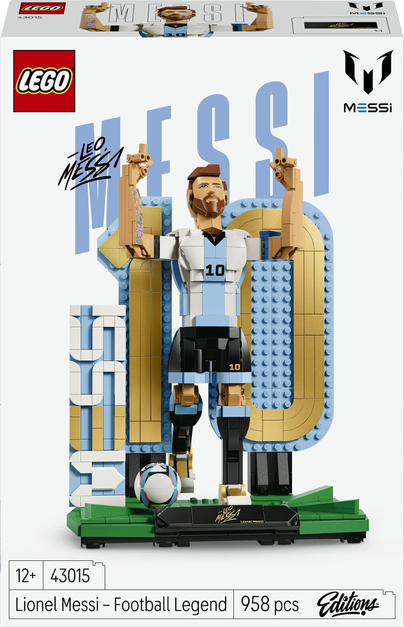 LEGO Editions Football Lionel Messi – fotbollslegend 43015