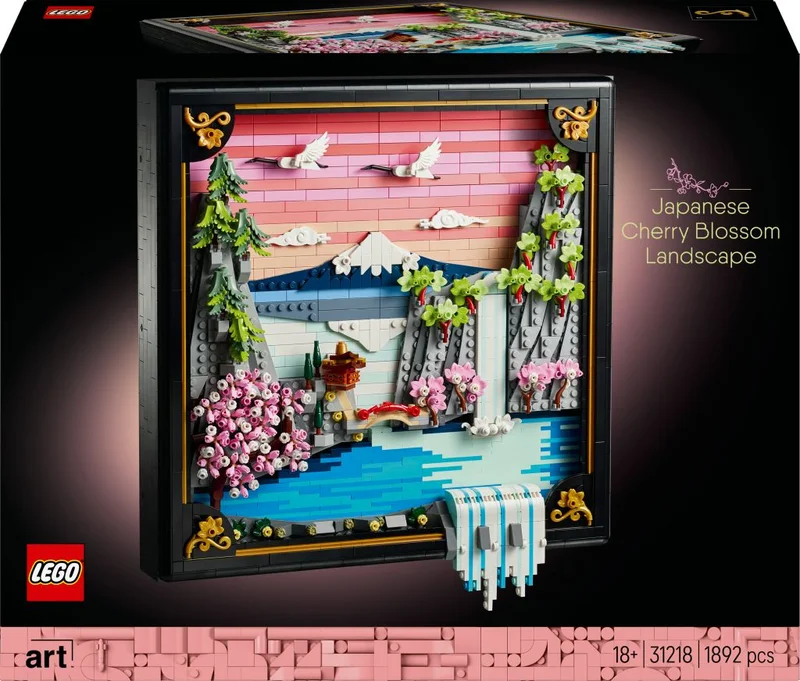 Product Image for LEGO ART Landskap med japanska körsbärsblommor 31218