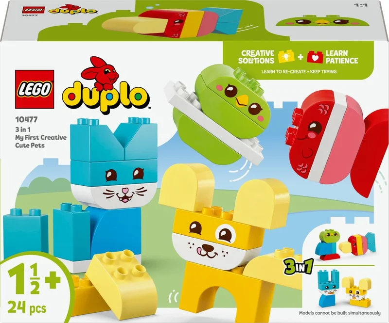 Product Image for LEGO DUPLO My First 3 i 1 Kreativa söta husdjur 10477