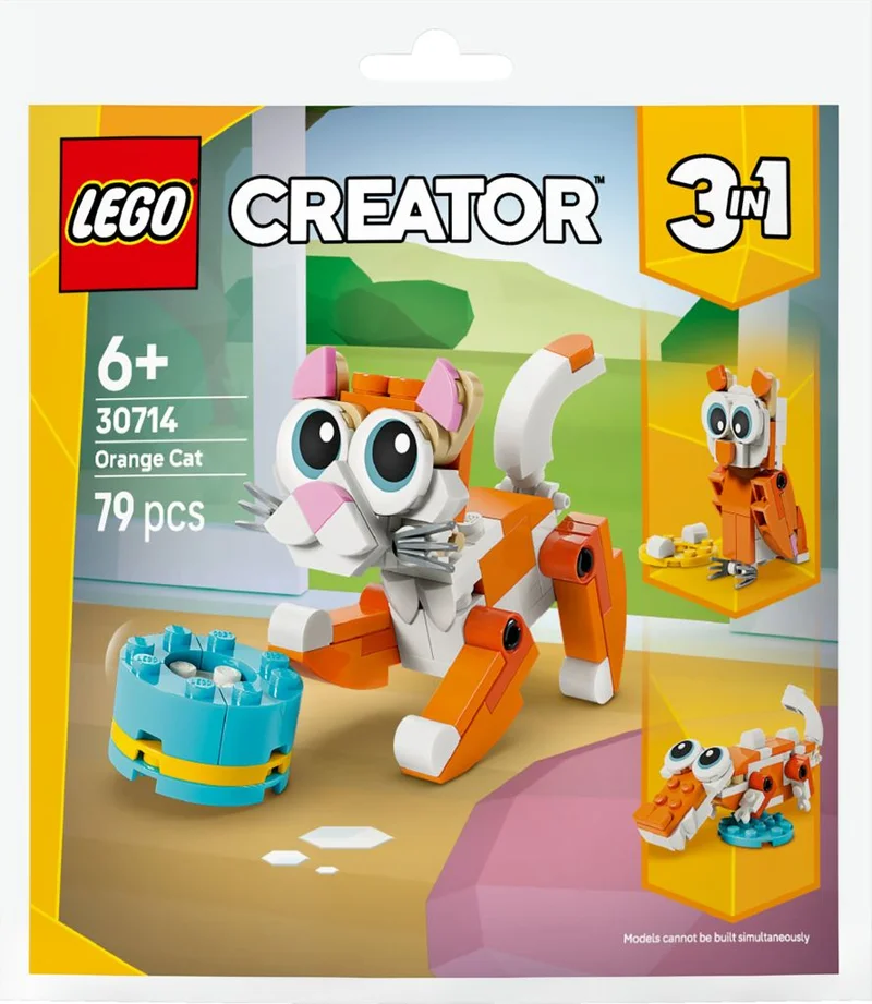 Product Image for LEGO Creator Orange katt 30714