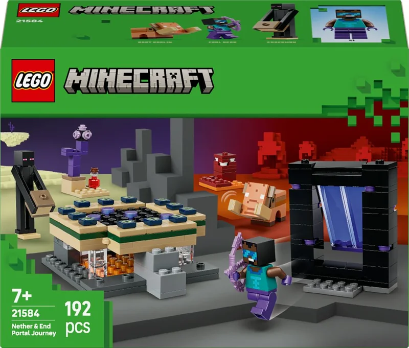 Product Image for LEGO Minecraft Resa med Nether- och End-portal 21584