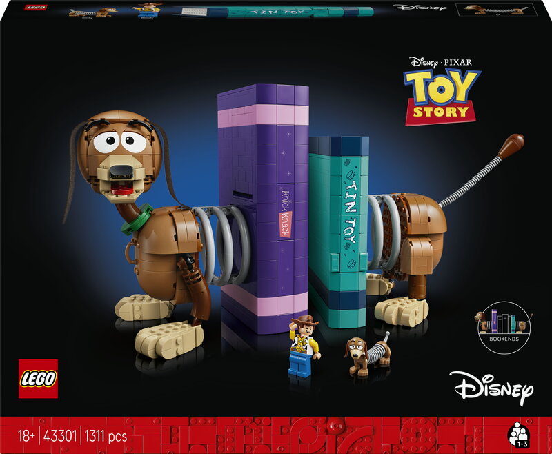 LEGO Disney Pixar Toy Story Bokstöd med hunden Slinky 43301