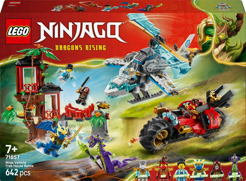 LEGO Ninjago Ninjornas fordonsstrid vid trädkojan 71857