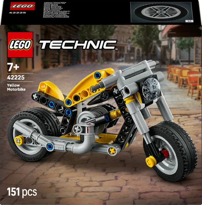 Product Image for LEGO Technic Gul motorcykel 42225