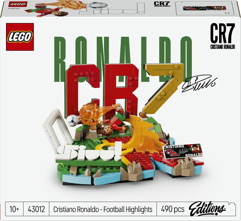 LEGO Editions Football Cristiano Ronaldo – fotbollshöjdpunkter 43012