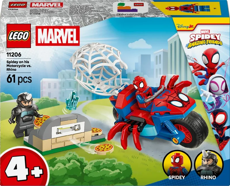 Product Image for LEGO Spidey på sin motorcykel mot Rhino 11206