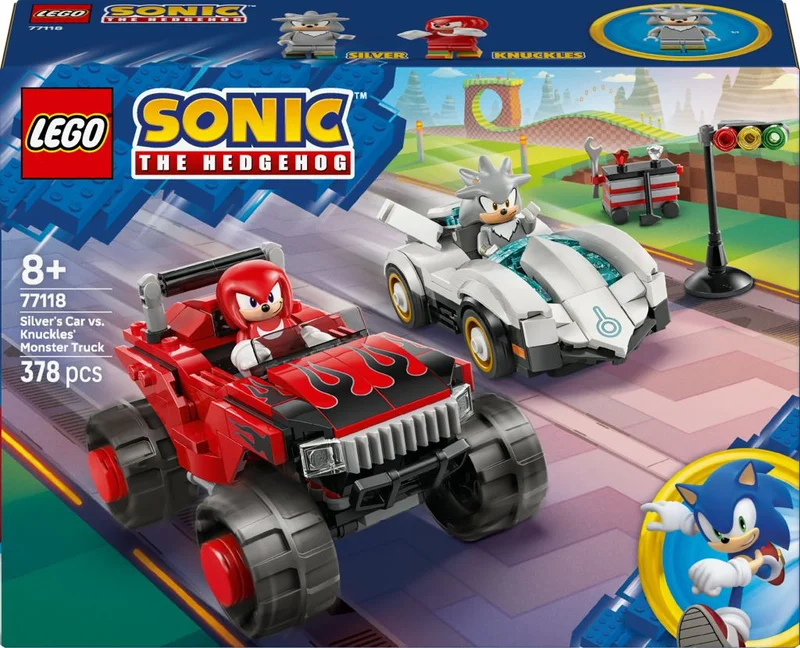 Product Image for LEGO Sonic Silvers bil mot Knuckles monstertruck 77118