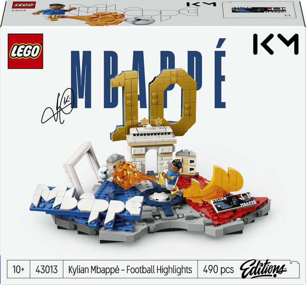 LEGO Editions Football Kylian Mbappé – fotbollshöjdpunkter 43013