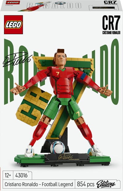 LEGO Editions Football Cristiano Ronaldo – fotbollslegend 43016