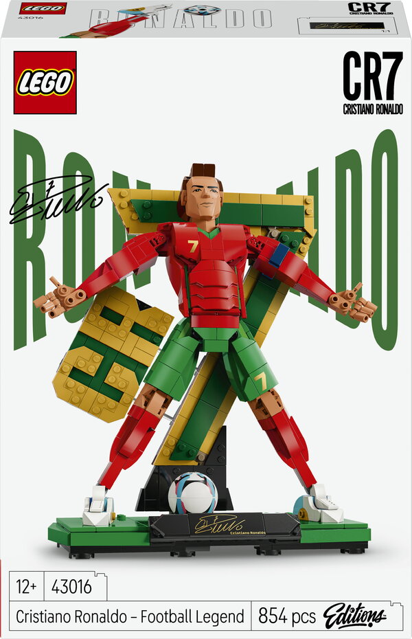 LEGO Editions Football Cristiano Ronaldo – fotbollslegend 43016