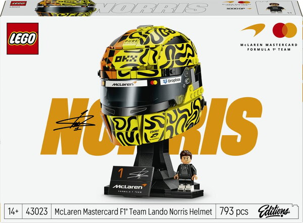 LEGO Editions Formula 1 McLaren Mastercard F1 Team Lando Norris hjälm 43023