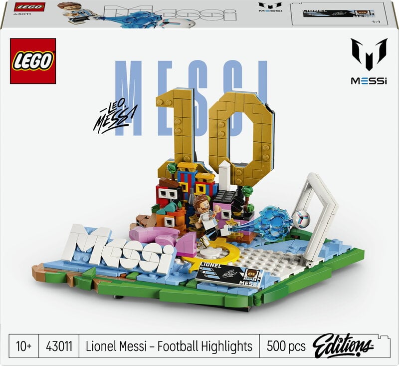 LEGO Editions Football Lionel Messi – fotbollshöjdpunkter 43011