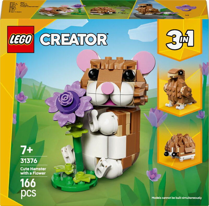 LEGO Creator Söt hamster med blomma 31376