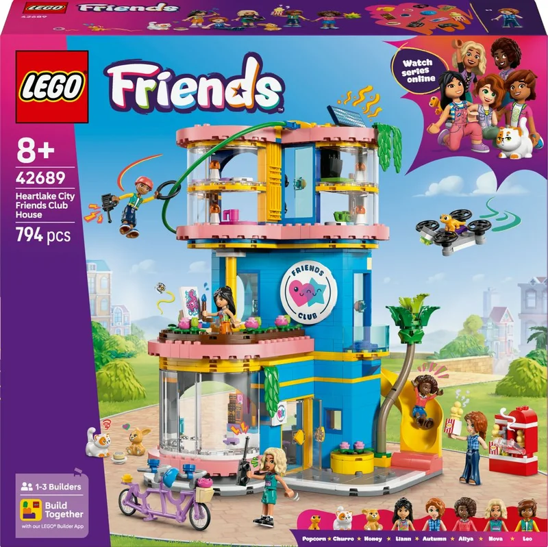 Product Image for LEGO Friends Vännernas klubbhus i Heartlake City 42689