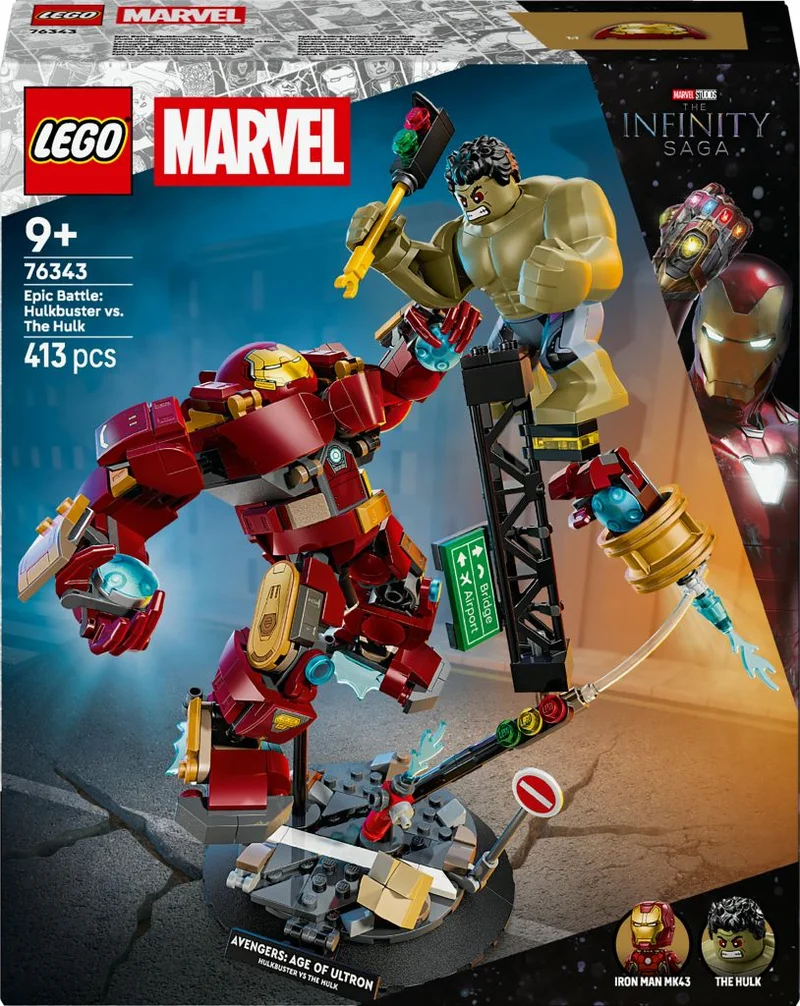 Product Image for LEGO Super Heroes Marvel Episk strid: Hulkbuster mot Hulk 76343