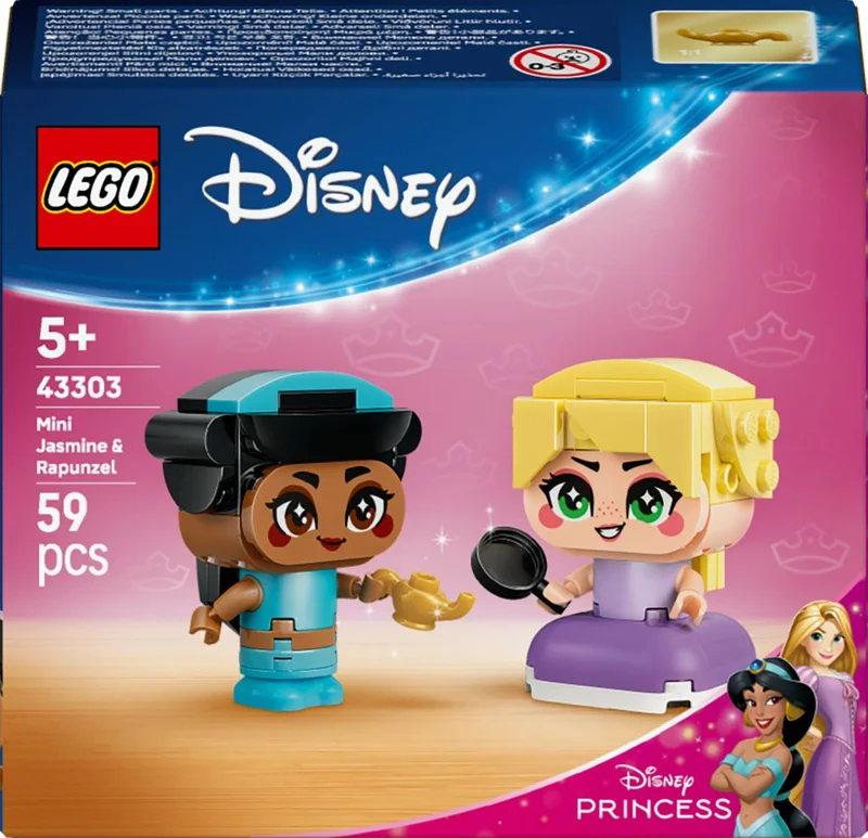 Product Image for LEGO Disney Princess Jasmine och Rapunzel i miniformat 43303
