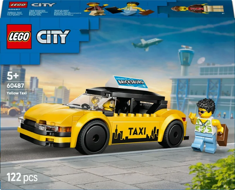 Product Image for LEGO City Great Vehicles Gul taxi 60487