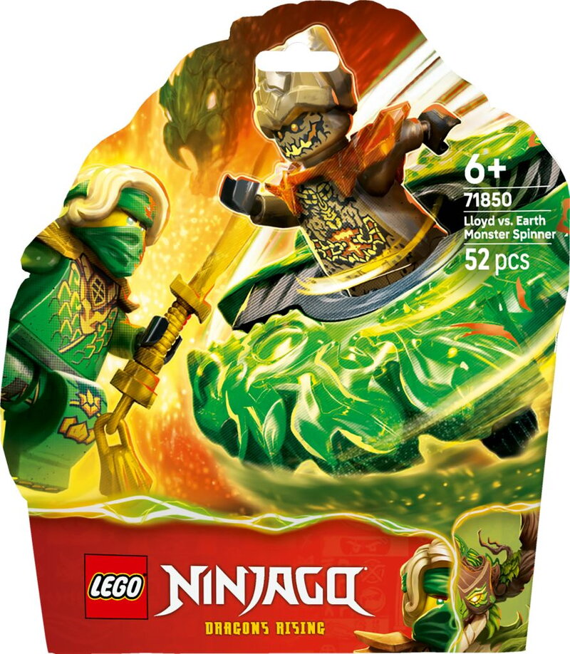 LEGO Ninjago Lloyd mot jordmonsterspinner 71850