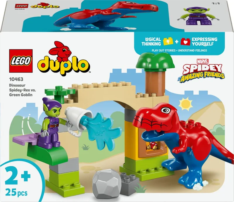Product Image for LEGO DUPLO Disney Dinosaurien Spidey-Rex mot Green Goblin 10463