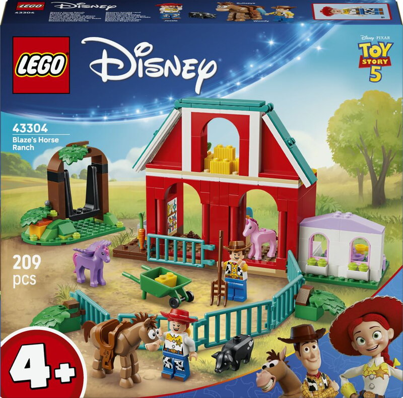 LEGO Disney Pixar Blazes hästranch 43304