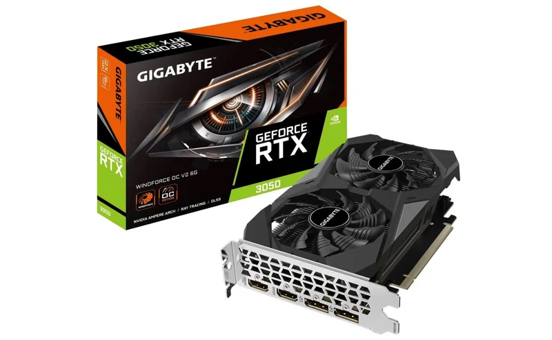 Product Image for Gigabyte Geforce RTX 3050 WINDFORCE V2 6GB OC - GeForce RTX | Webhallen