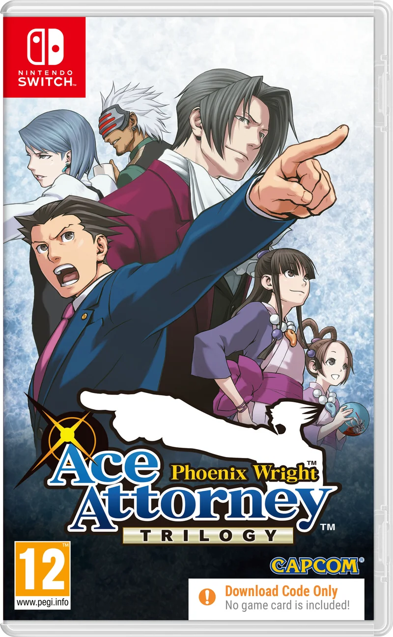 Product Image for Phoenix Wright - Ace Attorney Trilogy (Switch) - Code in Box - Simulatorer | Webhallen