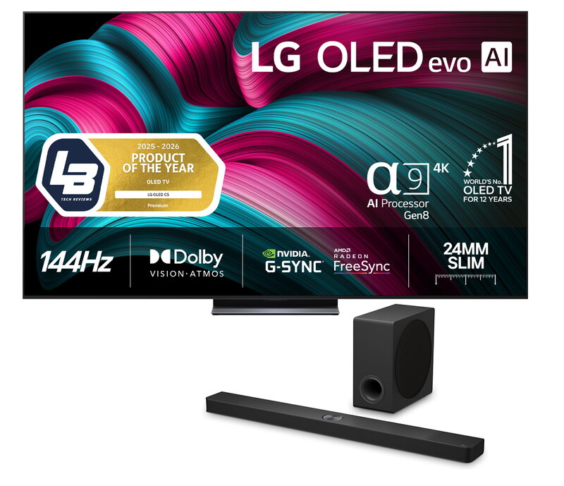 LG 83'' OLED83C54LA + LG Soundbar NS90TY