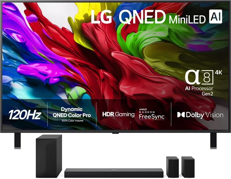 LG 55" 55QNED85A6C + LG Soundbar NS70TR