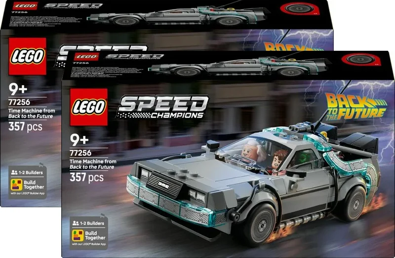Product Image for LEGO Speed Champions Tidsmaskinen från Tillbaka till framtiden 77256 - 2 Pack