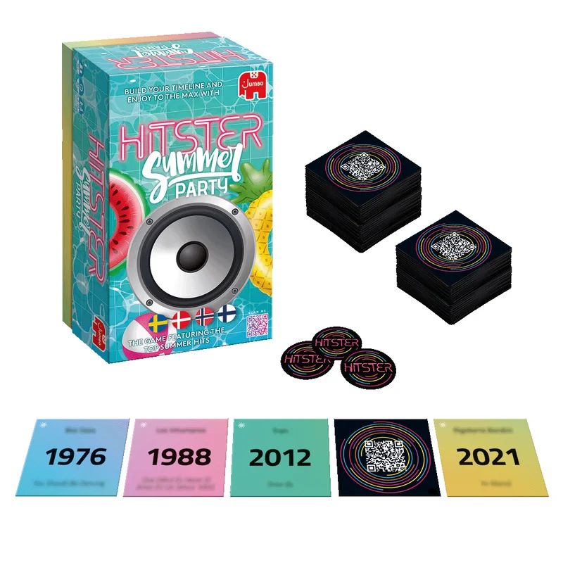 Product Image for Brädspel - Hitster Summer Party (Nordic) - Partyspel | Webhallen