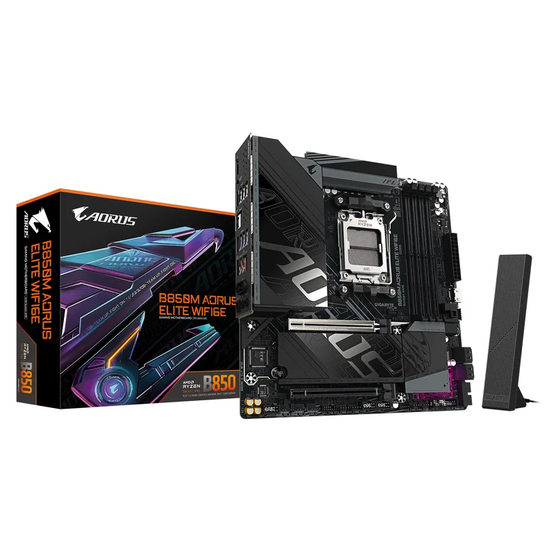 Product Image for Gigabyte B850M AORUS ELITE WIFI6E - Socket AM5 | Webhallen